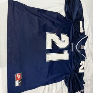 Nike Blue Football Jersey Sanders Large
